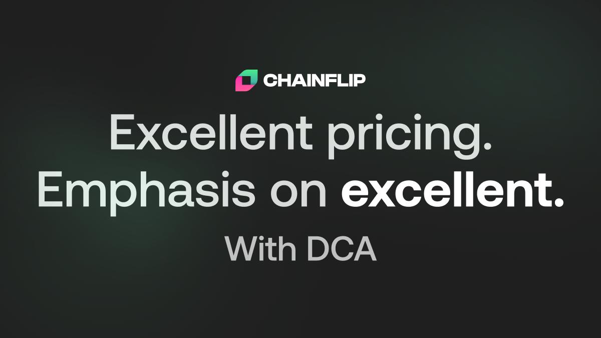 DCA — Excellent Pricing, Emphasis On Excellent