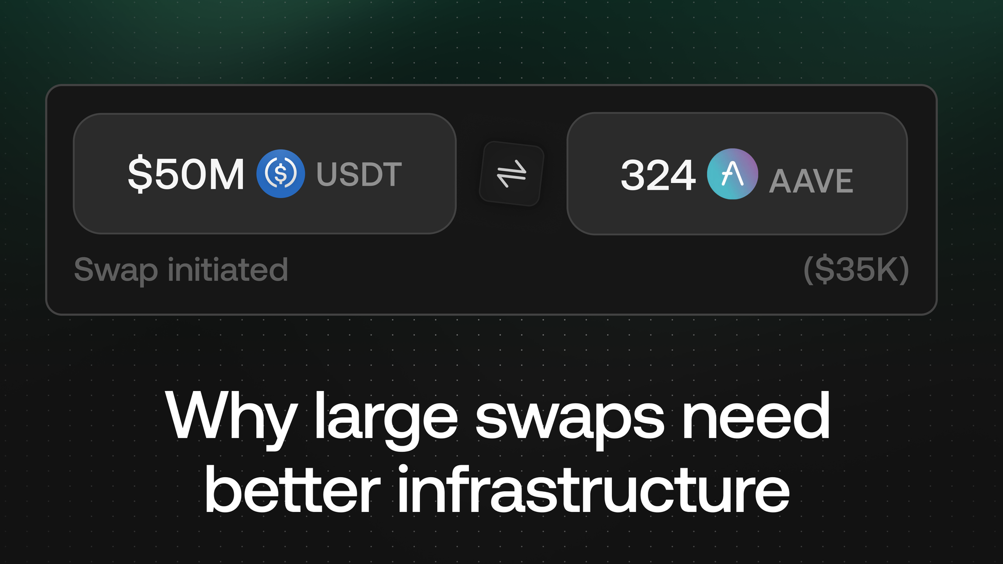The $50M Swap That Exposed a Gap in DeFi Infrastructure