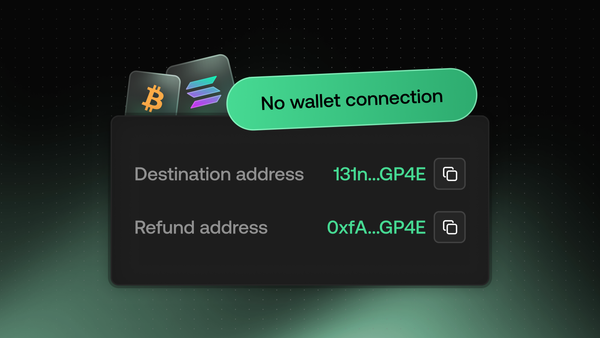 How to Swap Crypto Without Connecting a Wallet